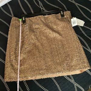 15” sequin skirt